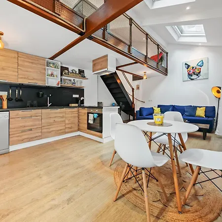 Loft Duplex A 2 Min De Paris - Parking Gratuit
