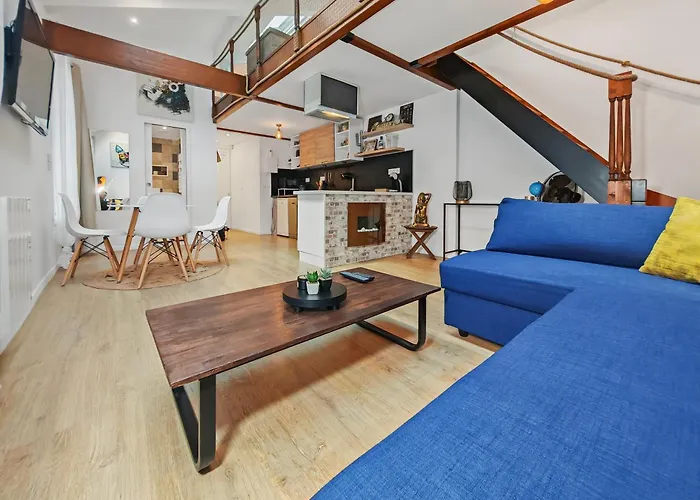 Loft Duplex à 2 Min De Paris - Parking Gratuit Appartement *